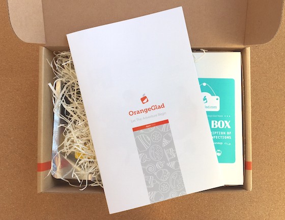 Orange Glad Subscription Box Review – April 2015 Inside