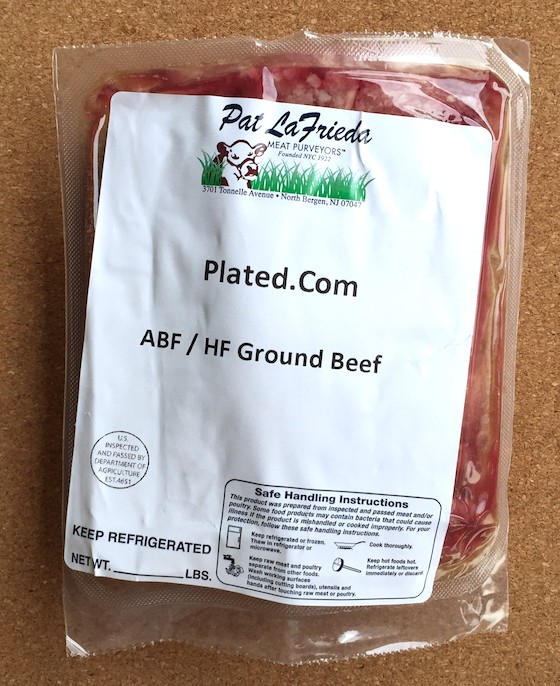 Plated Subscription Review + Free Box Coupon - April 2015 - Sealed Meat 1