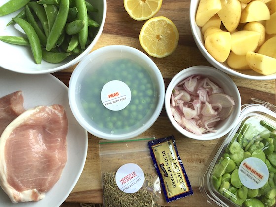 Plated Subscription Review + Free Box Coupon - April 14, 2015 - Pork Ingredients