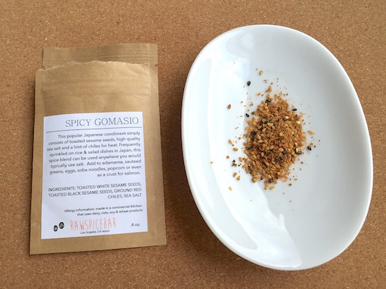 RawSpiceBar Subscription Box Review - April 2015 - Gomasio