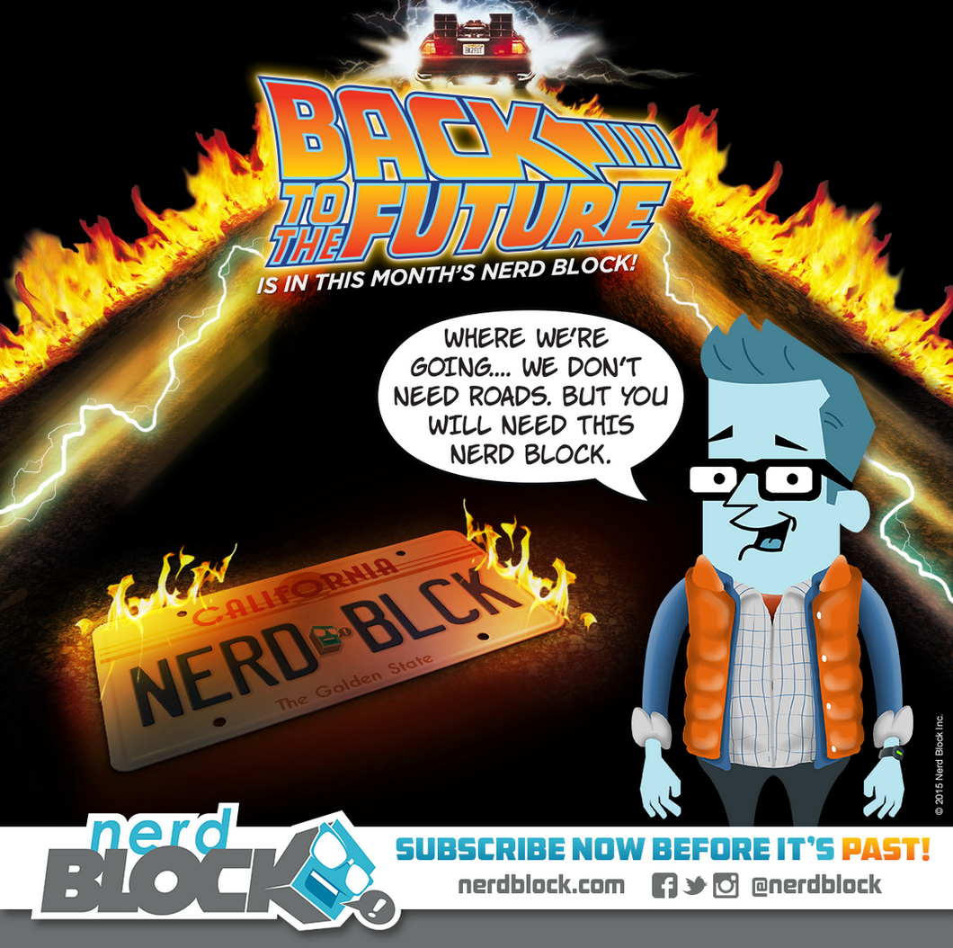 Nerd Block & Horror Block April 2015 Spoilers Back to the Future
