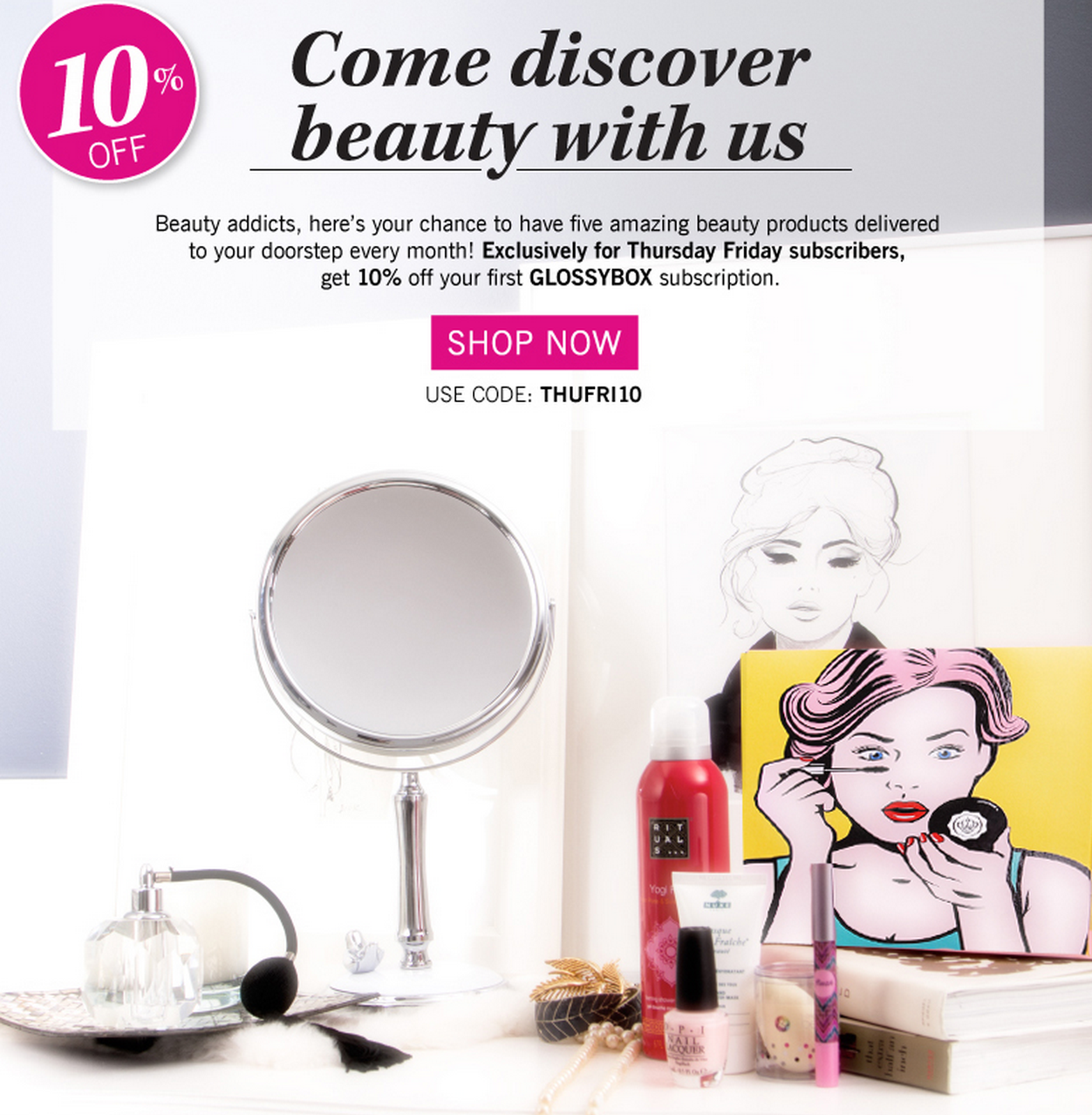 New GlossyBox Coupon Code