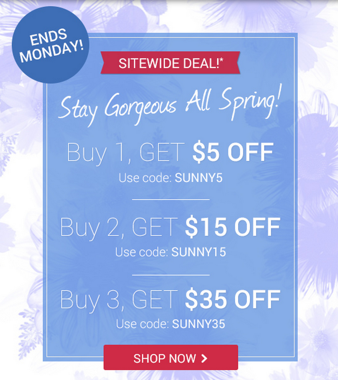Adore Me Spring Time Fling Time Sale!