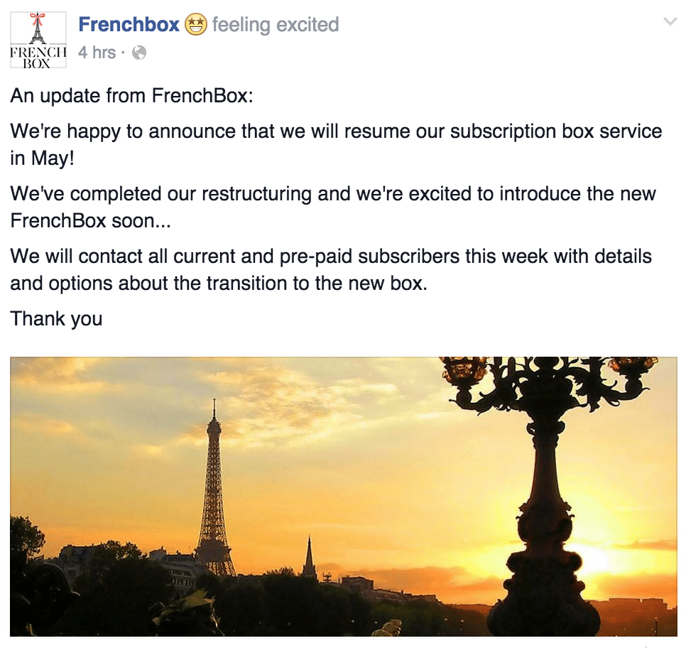 French Box Updates
