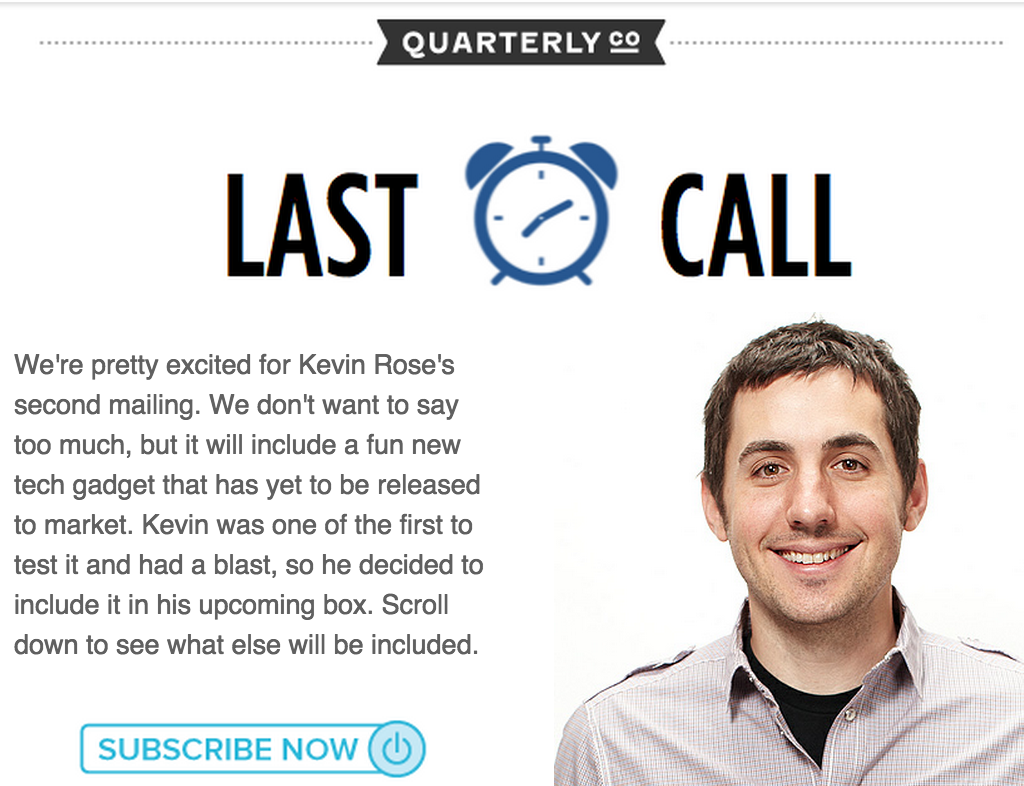 Kevin Rose Quarterly Box Spoilers #KEV02 Last Call
