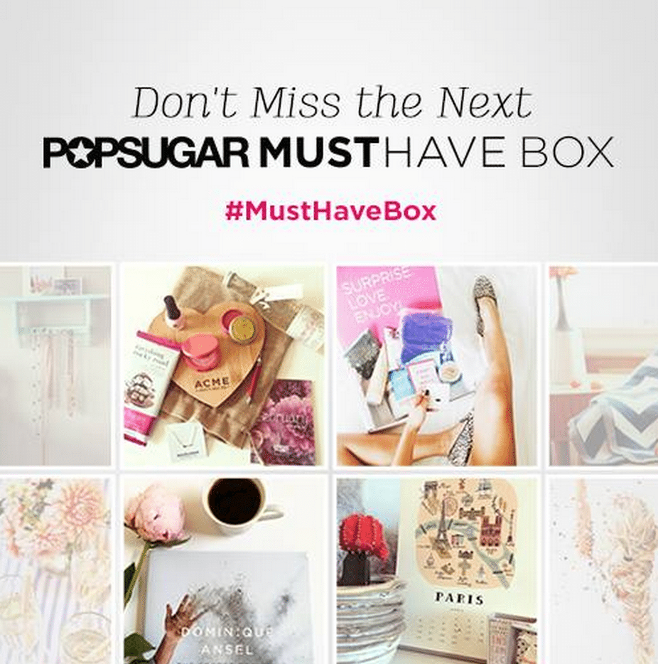 POPSUGAR Boxes Sold Out!