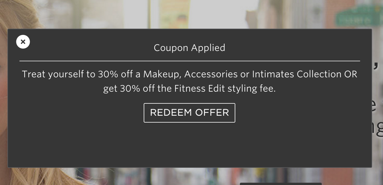 Coupon Applied