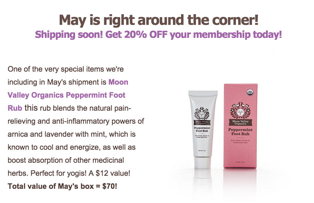 Yogi Surprise May 2015 Box Spoiler! Rub