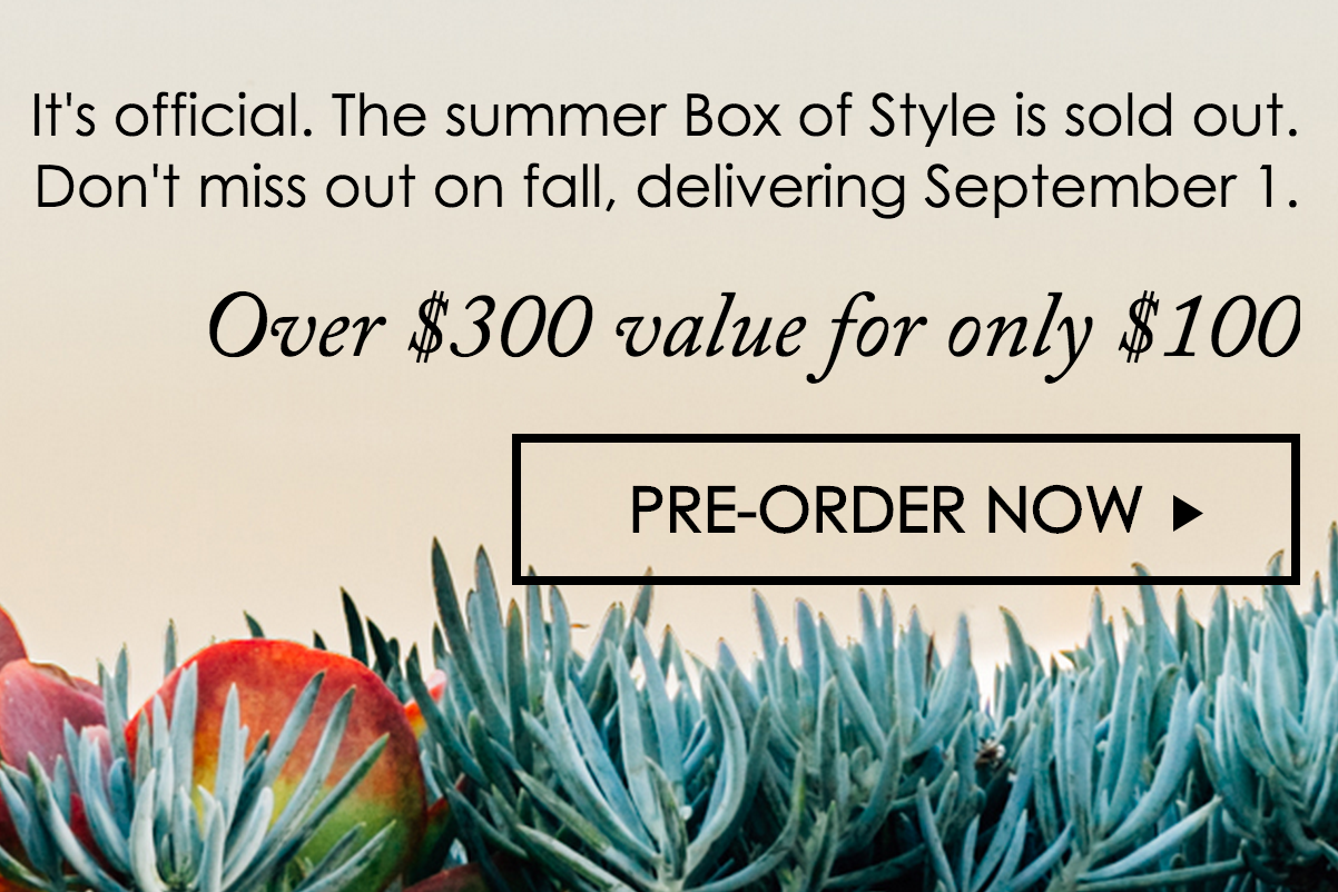 Rachel Zoe Box of Style Fall 2015 - Pre-Order Open Now