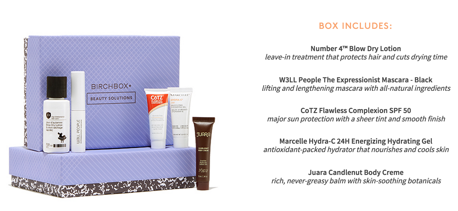 Reminder – Check Your Email for Birchbox Sample Selection! Curated Box