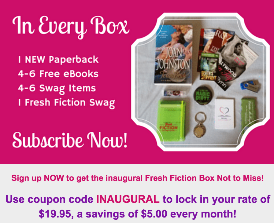New Book Subscription Box from Fresh Fiction! Details