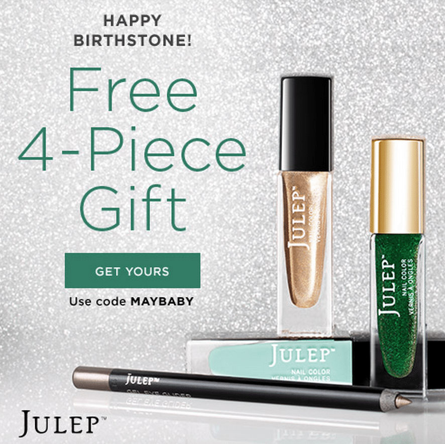 Free Julep Maven May Birthstone Welcome Box