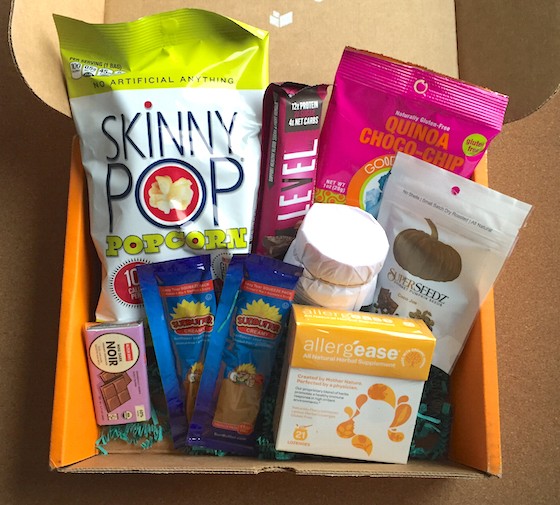 Send Me Gluten Free Subscription Box Review – April 2015 - Contents