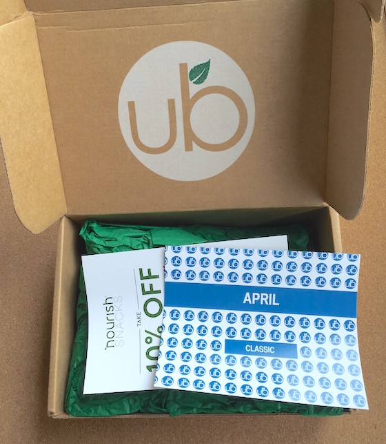 UrthBox Subscription Box Review + Coupon – April 2015 Inside