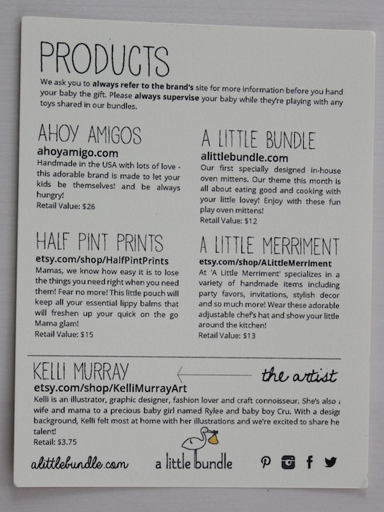 A Little Bundle Subscription Box Review – March 2015 Info