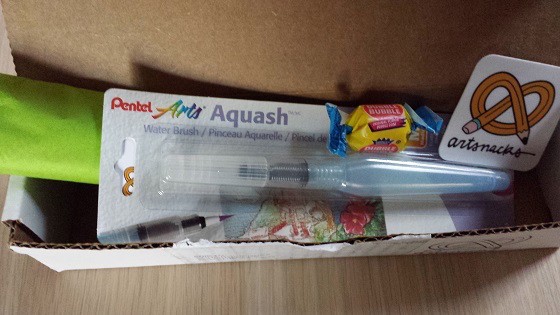 Art Snacks Subscription Box Review - April 2015 Inside