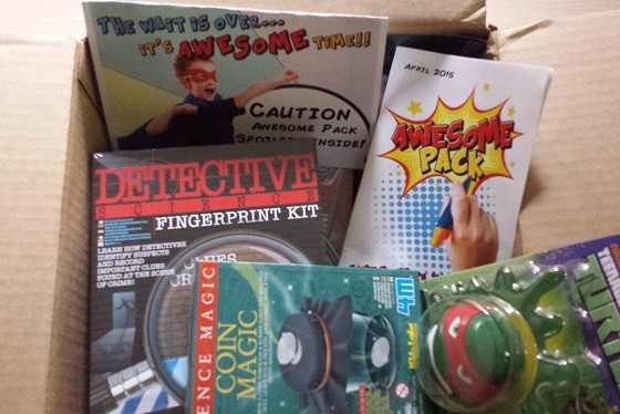 Awesome Pack Subscription Box Review – April 2015 - Inside The Box