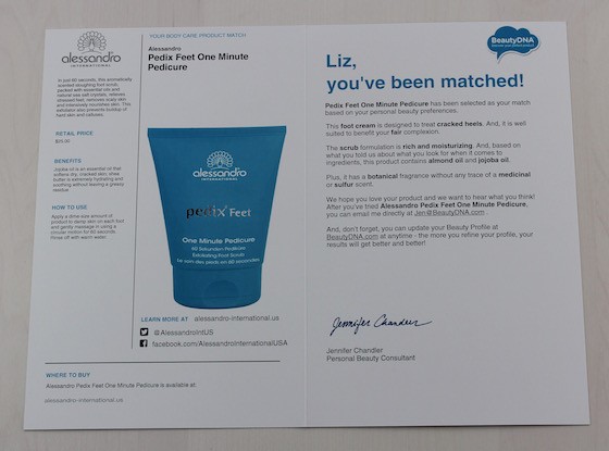 Beauty DNA Subscription Box Review – March 2015 Pedix Info