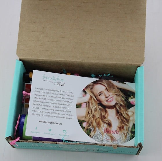 Beauty Box 5 Review – April 2015 First look