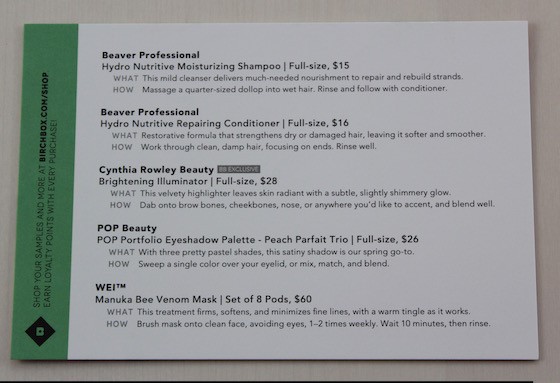Birchbox Plus Review + Coupon - April 2015 Info