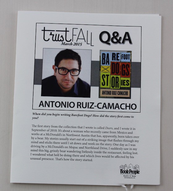 Book People Trust Fall Subscription Box Review – March 2015 Q&A