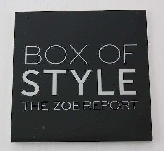 Rachel Zoe Box of Style Spring 2015 Subscription Box Review Info