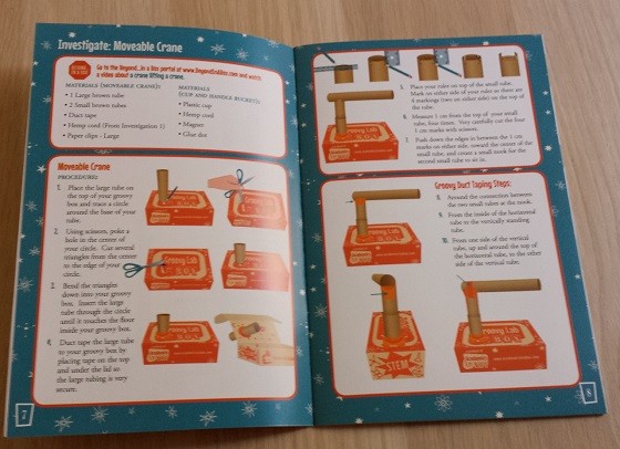 Groovy Lab in a Box Subscription Box Review – February 2015 Instructions