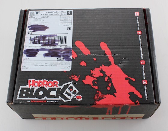 Horror Block Subscription Box Review – March 2015 Box