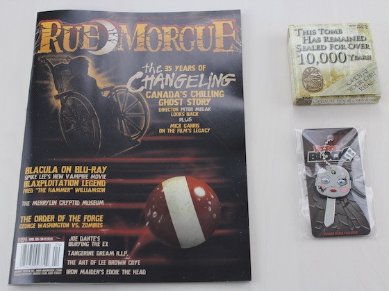 Horror Block Subscription Box Review – March 2015 Rue Morgue