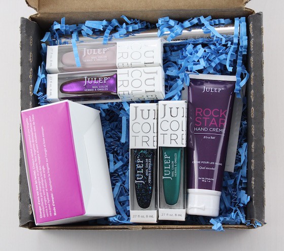 Julep April 2015 Mystery Box Review Items