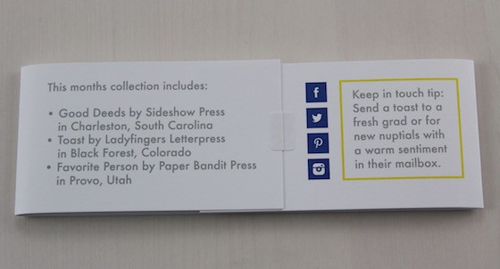 Nicely Noted Subscription Review – April 2015 Info