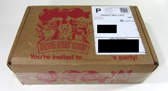 Pooch Party Packs Subscription Box Review - April 2015 Box