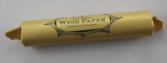 Prospurly Subscription Box Review - March 2015 Wish Papers