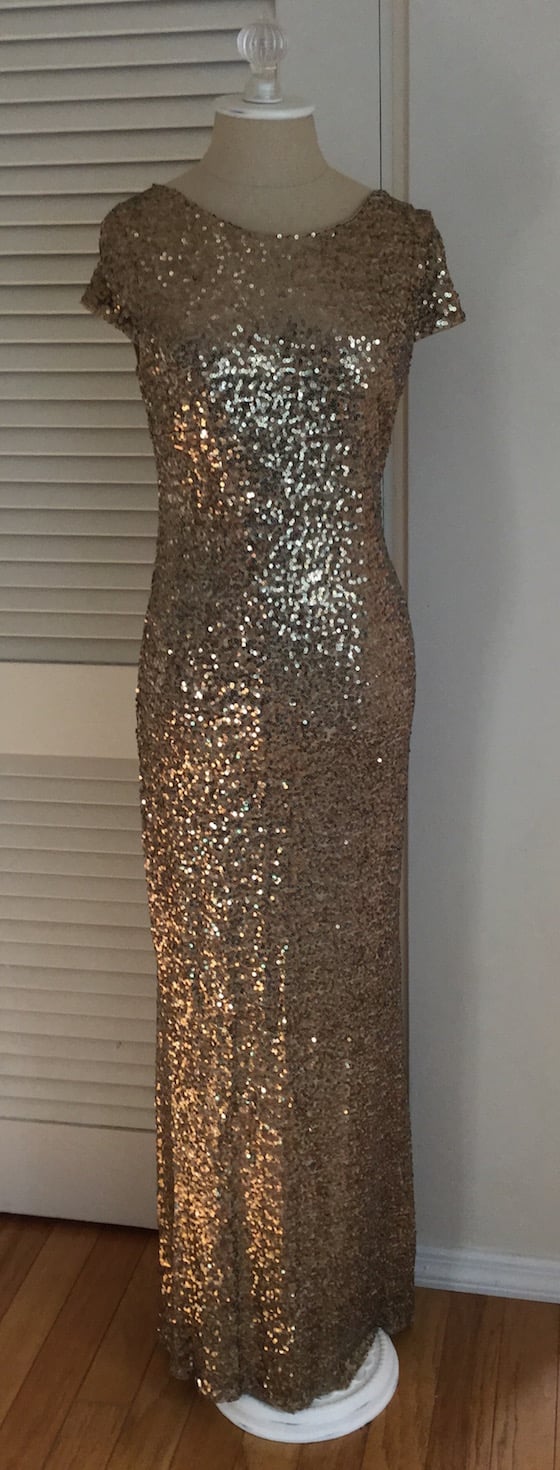 Rent The Runway Unlimited Subscription Review Gold Dress