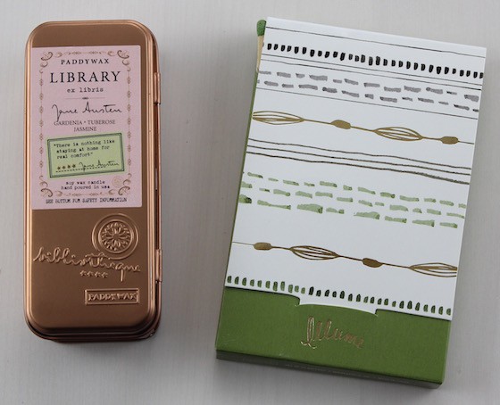 Studio Wed Box Subscription Review - April 2015 Candles and Matches