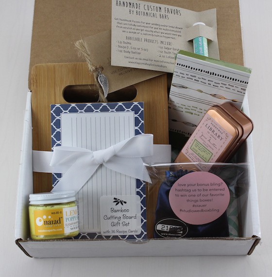 Studio Wed Box Subscription Review - April 2015 Items