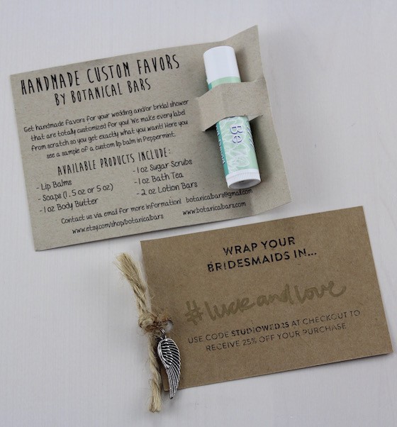 Studio Wed Box Subscription Review - April 2015 Samples