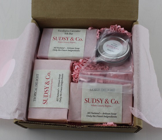Sudsy Box Subscription Box Review – April 2015 Items