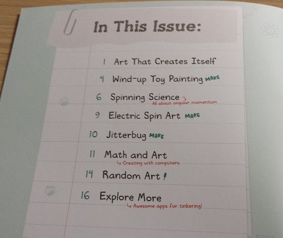 Tinker Crate Subscription Box Review & Coupon – March 2015 Magazine Contents