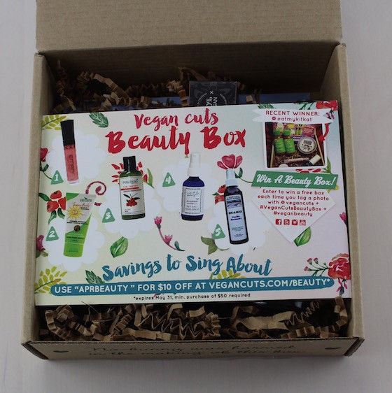 Vegan Cuts Beauty Box Subscription Review – April 2015 First Look