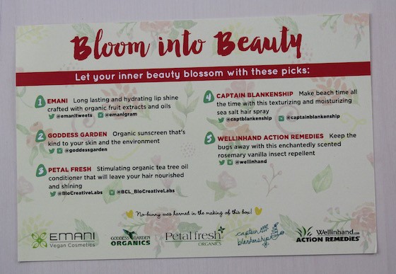 Vegan Cuts Beauty Box Subscription Review – April 2015 Info