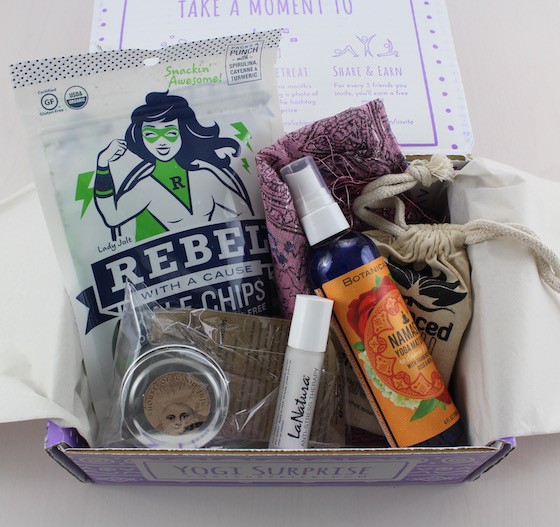 Yogi Surprise Limited Edition Spring 2015 Box Review Items