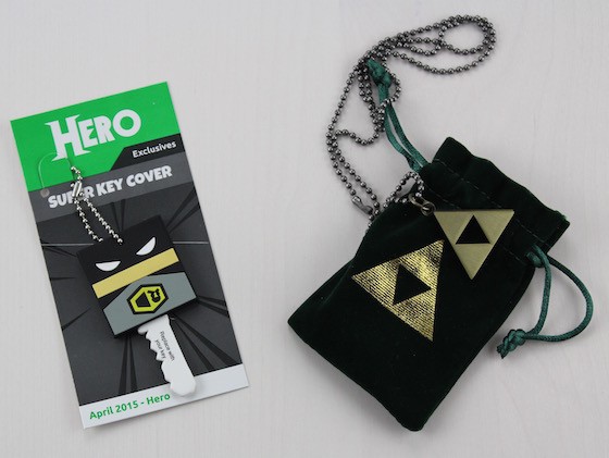 1UP Box Subscription Box Review – April 2015 Keychain