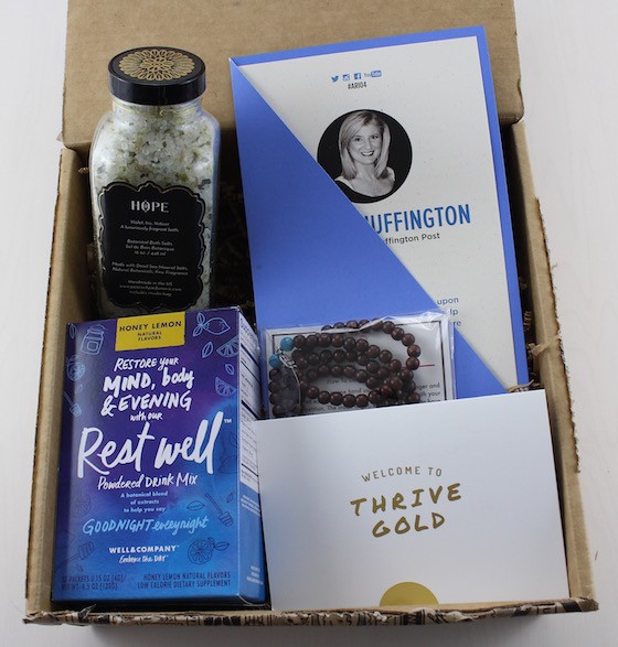 Arianna Huffington Quarterly Box Review – #ARI04 Items