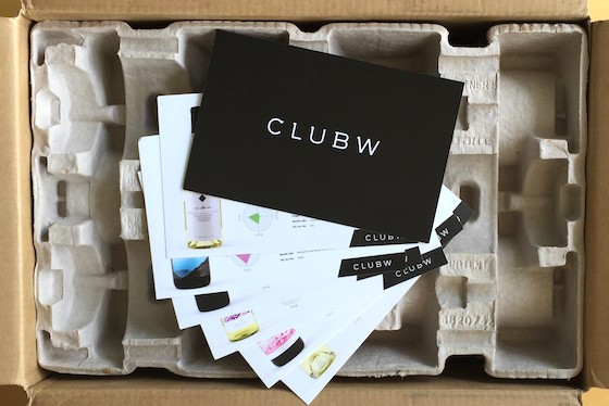 Club W Wine Subscription Review & Coupon - May 2015 - Inside