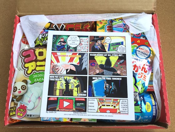 Japan Crate Subscription Box Review – May 2015 - Inside