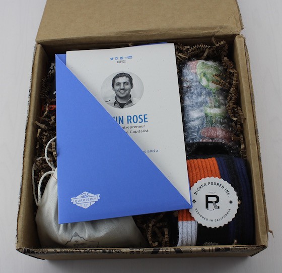Kevin Rose Quarterly Subscription Box Review #KEV02 box