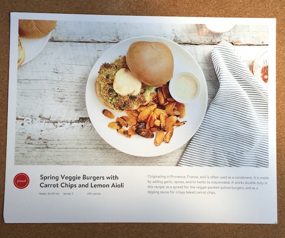 Plated Subscription Review + Free Box Coupon – April 29, 2015 - Burger Card