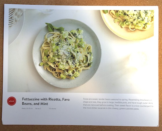 Plated Subscription Review + Free Box Coupon – April 29, 2015 - Fettuccine Card