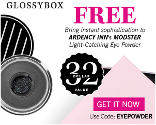 New GlossyBox Coupon Code – Free $32 Eyeshadow Powder